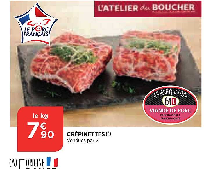 Viande De Porc : Crépinettes