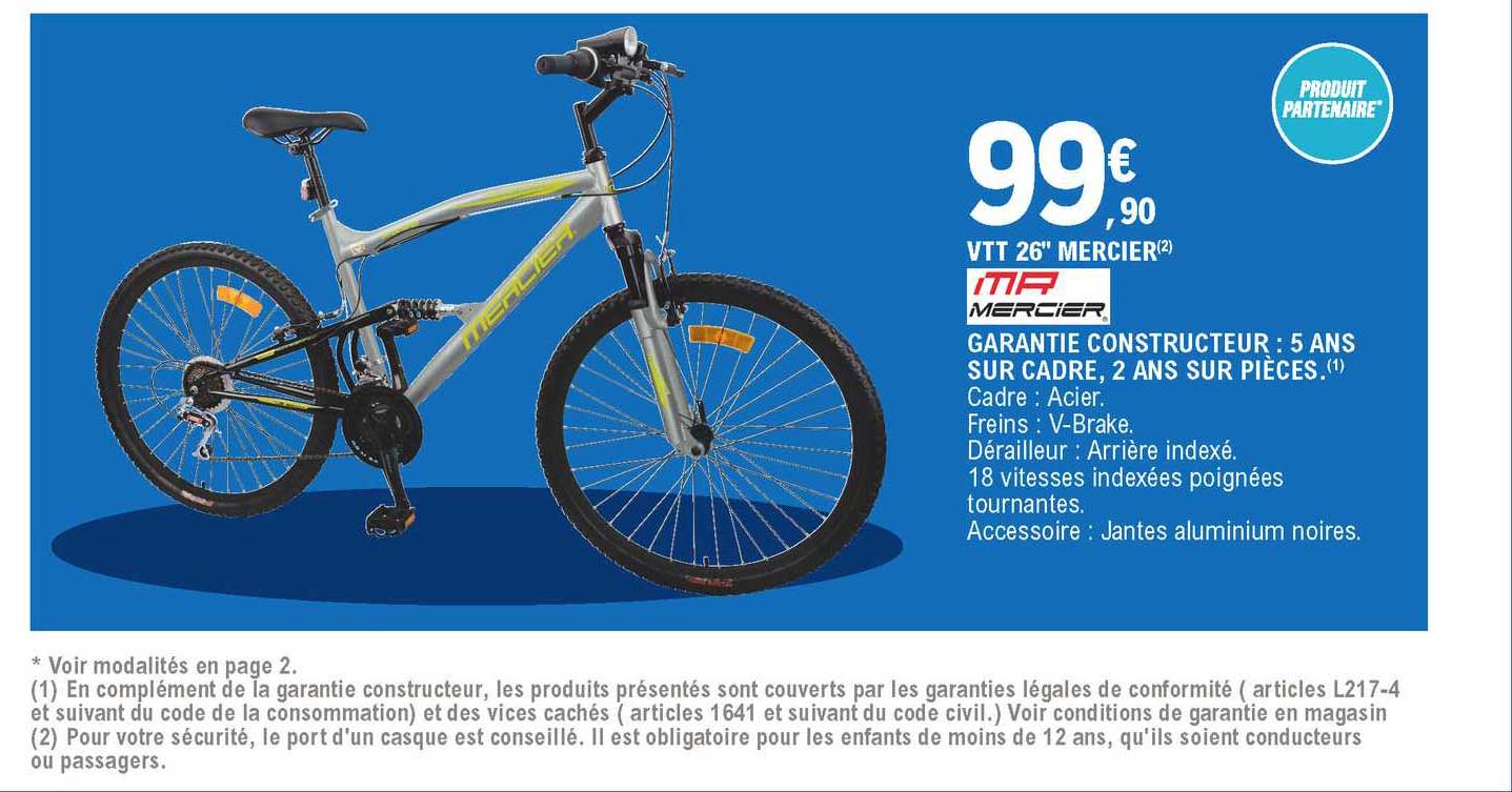 vtt 26" mercier