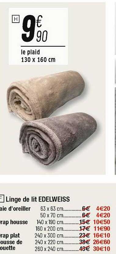 Linge De Lit Edelweiss