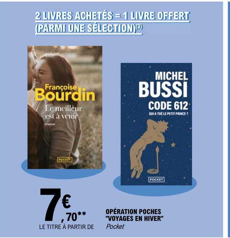 Opération Poches "voyages En Hiver"