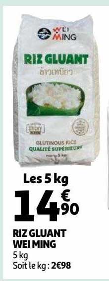 riz gluant wei ming
