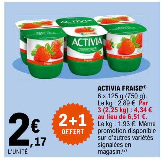 Activia Fraise