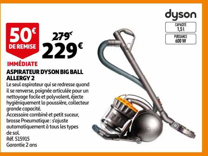 aspirateur dyson big ball allergy 2