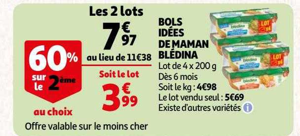 bols idées de maman blédina