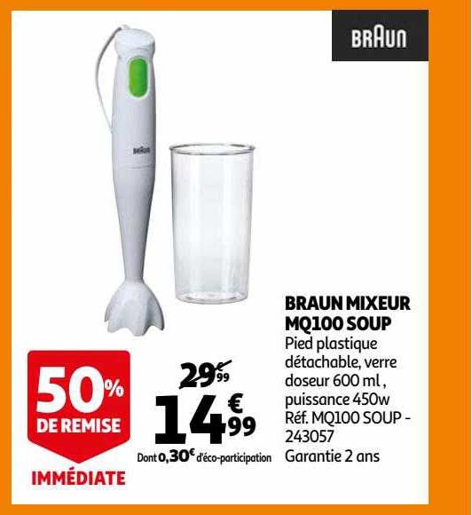 braun mixeur mq100 soup