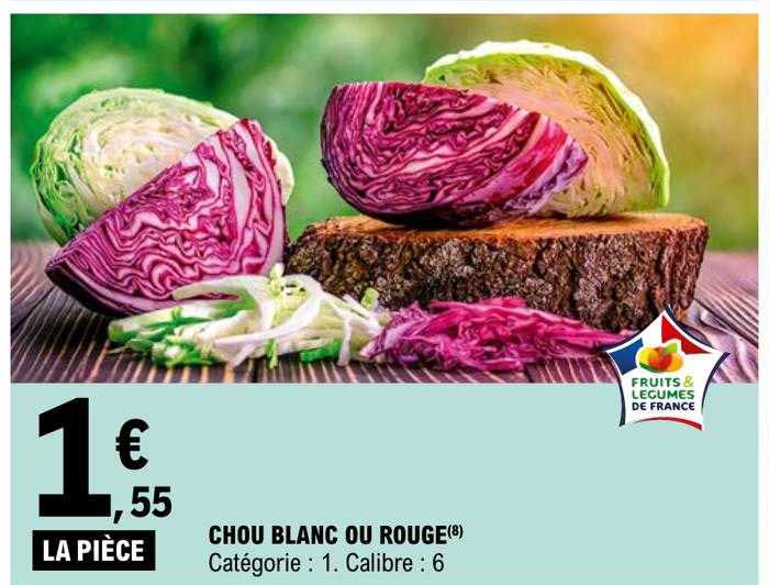 Chou Blanc Ou Rouge