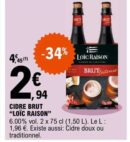 cidre brut "loïc raison"