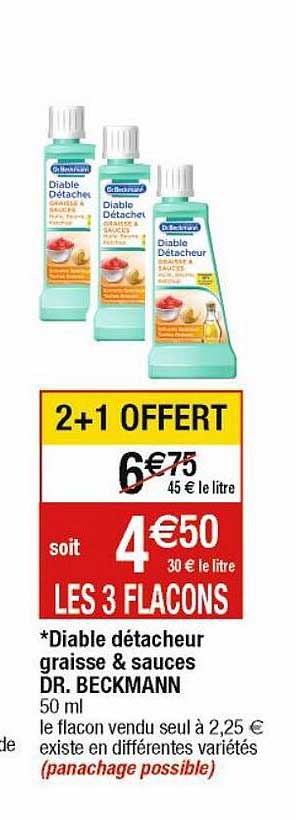 diable détacheur graisse & sauces dr. beckmann