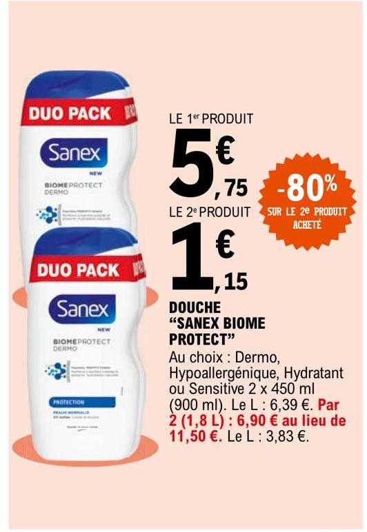 douche "sanex biome protect"