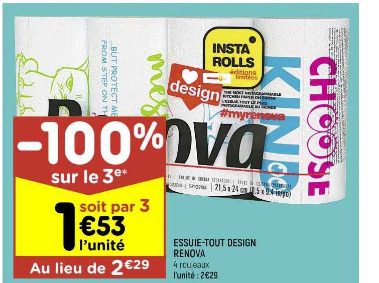 essuie-tout design renova