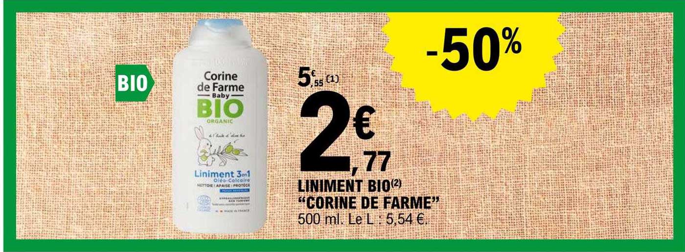 liniment bio "corine de farme"