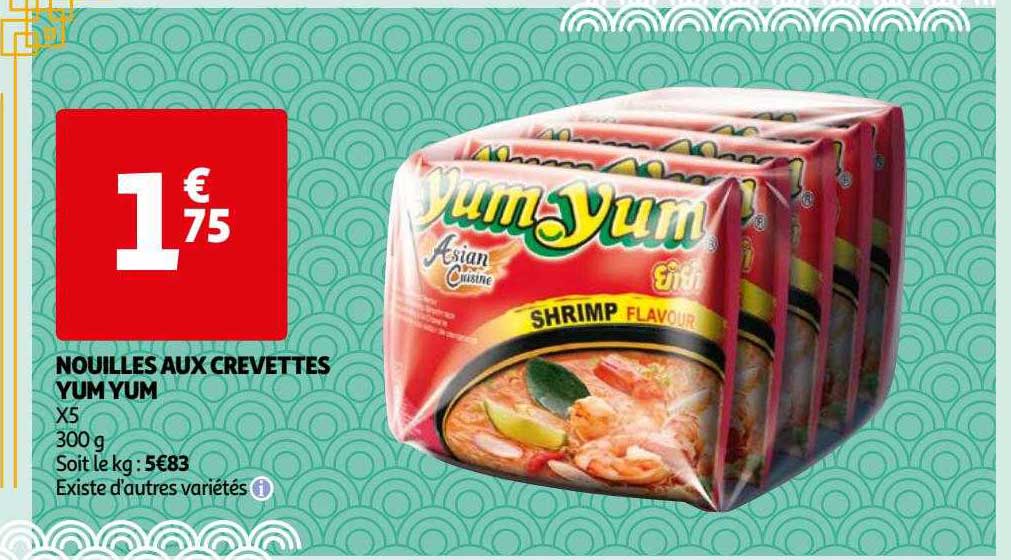 nouilles aux crevettes yum yum