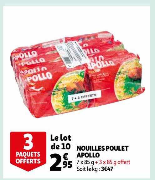Nouilles Poulet Apollo