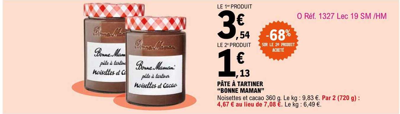 Pâte à Tartiner "bonne Maman"