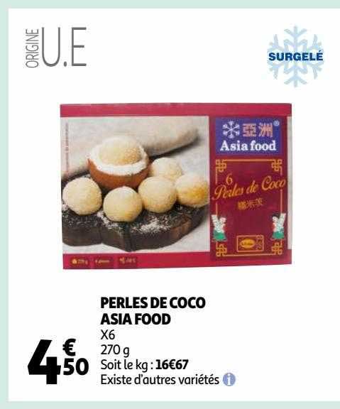perles de coco asia food