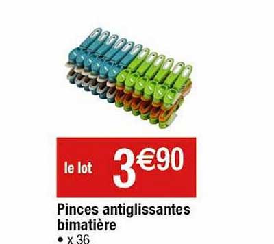 pinces anti glissantes bi matière