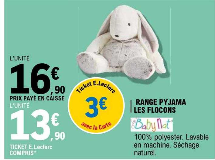 range pyjama les flocons baby nat'