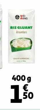 riz gluant wei ming
