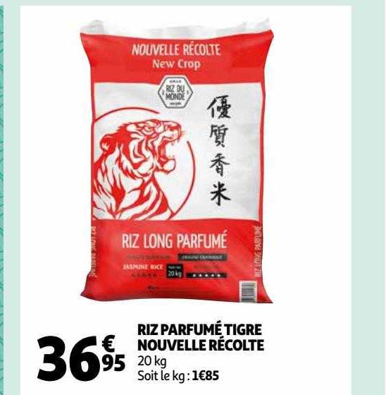 riz parfumé tigre nouvelle récolte