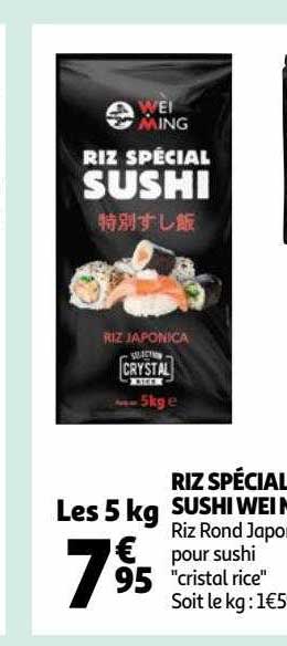 Riz Spécial Sushi Wei Ming
