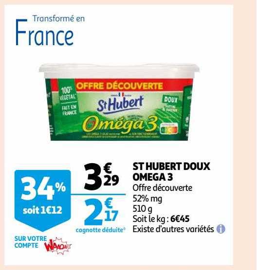 st hubert doux oméga 3