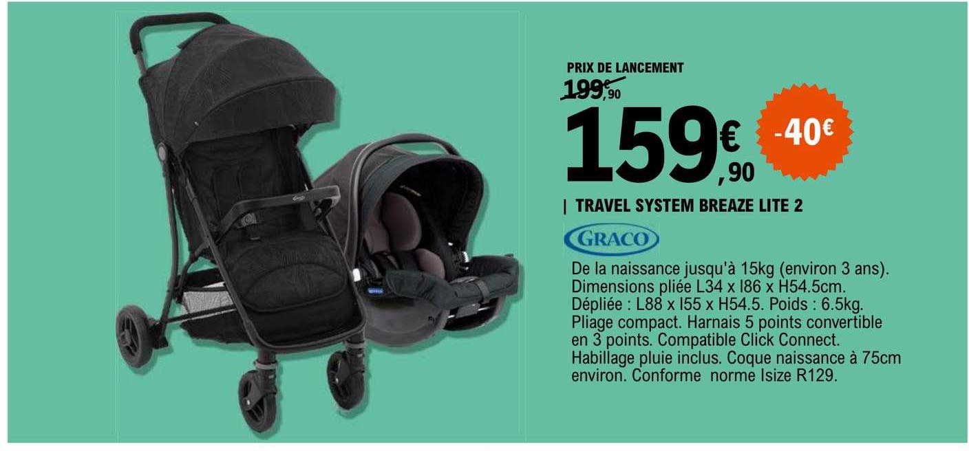 travel system breaze lite 2 graco