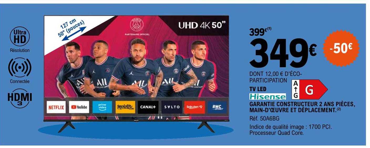 Tv Led 127 Cm 50" Hisense