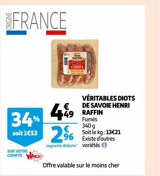 véritables diots de savoie henri raffin