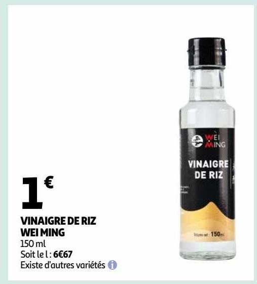 vinaigre de riz wei ming