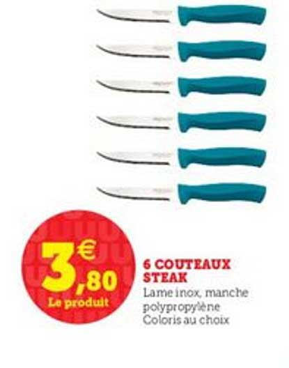 6 Couteaux Steak