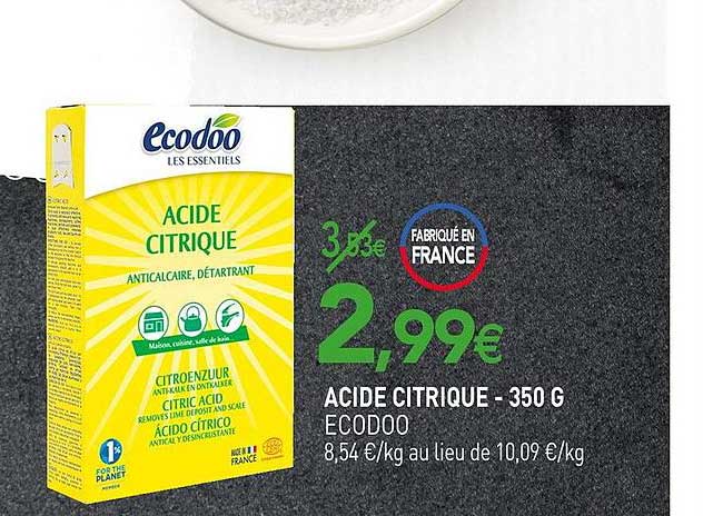 acide citrique ecodoo