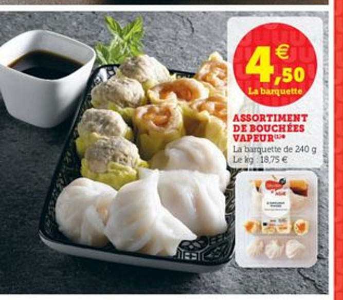 Assortiment De Bouchées Vapeur