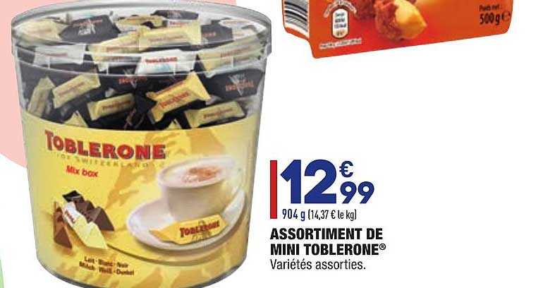 Assortiment De Mini Toblerone