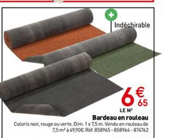 bardeau en rouleau