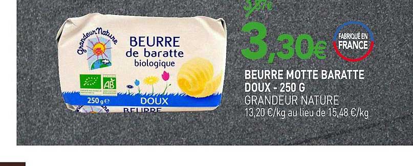 beurre motte baratte doux