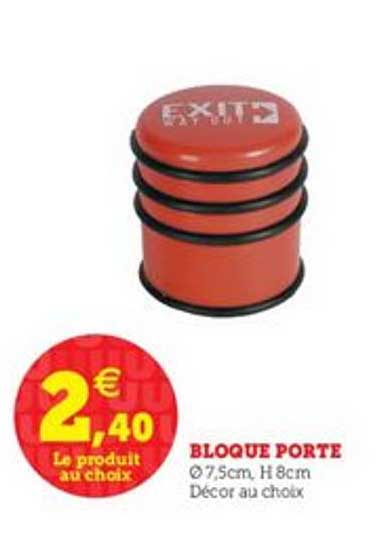 bloque porte