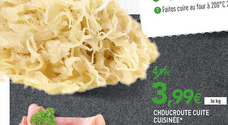 Choucroute Cuite Cuisinée