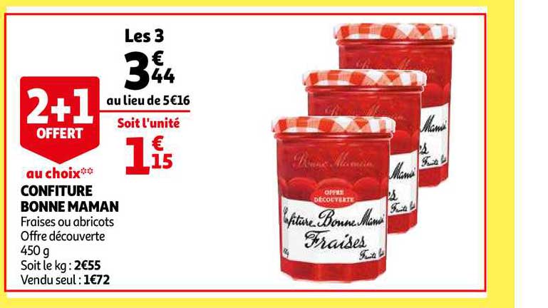 confiture bonne maman
