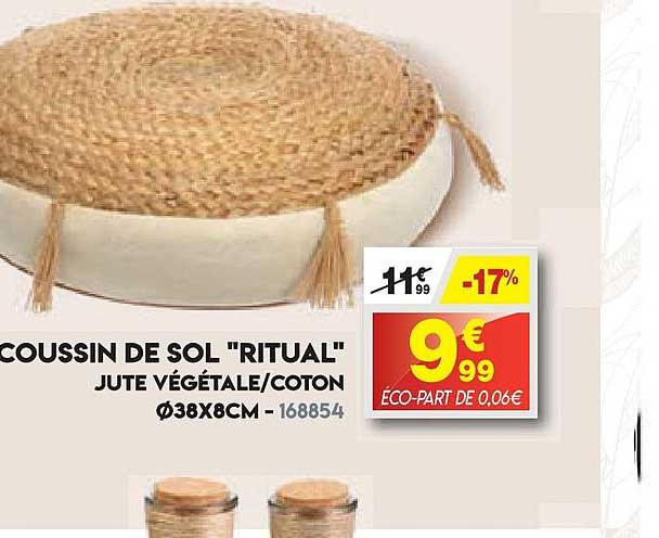 coussin de sol "ritual"
