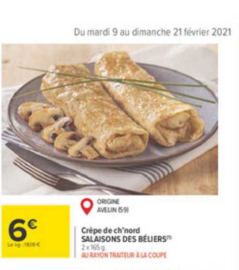 Crêpe De Ch'nord Salaisons Des Béliers
