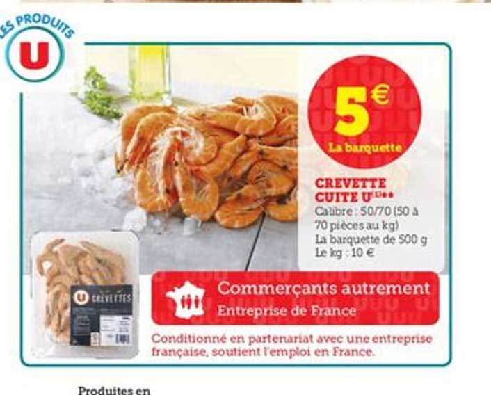 Crevette Cuite U