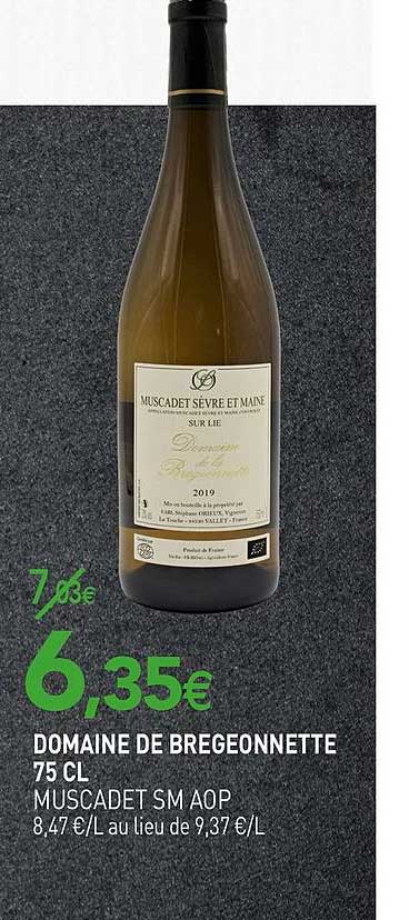 Domaine De Bregeonnette Muscadet Sm Aop