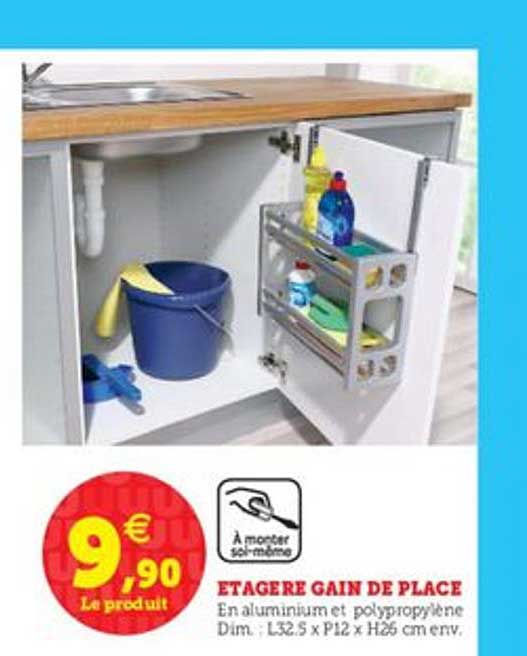 étagère gain de place