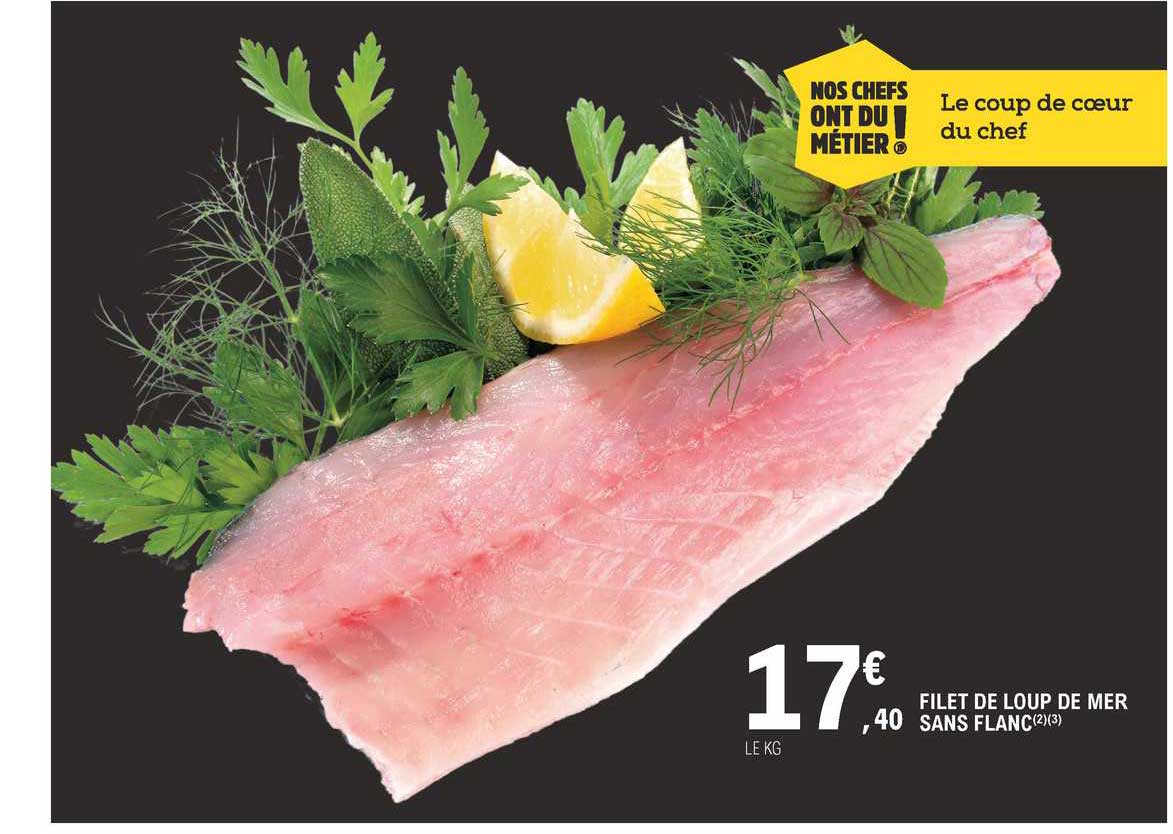 Filet De Loup De Mer Sans Flanc