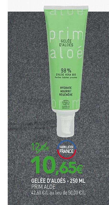 gelée d'aloés prim aloe