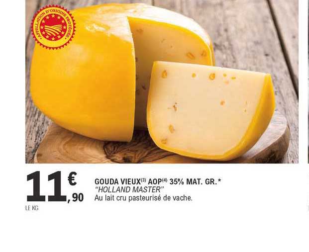 gouda vieux aop 35% mat. gr. "holland master"