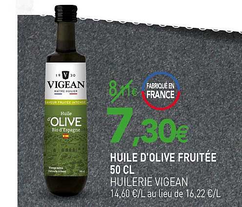 huile d'olive fruitée huilerie vigean