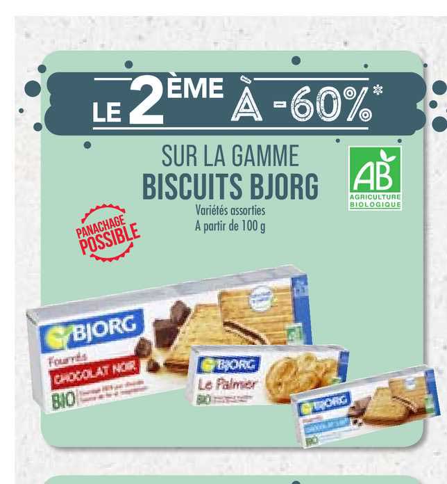 La Gamme Biscuits Bjorg