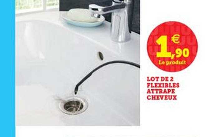 lot de 2 flexible attrape cheveux