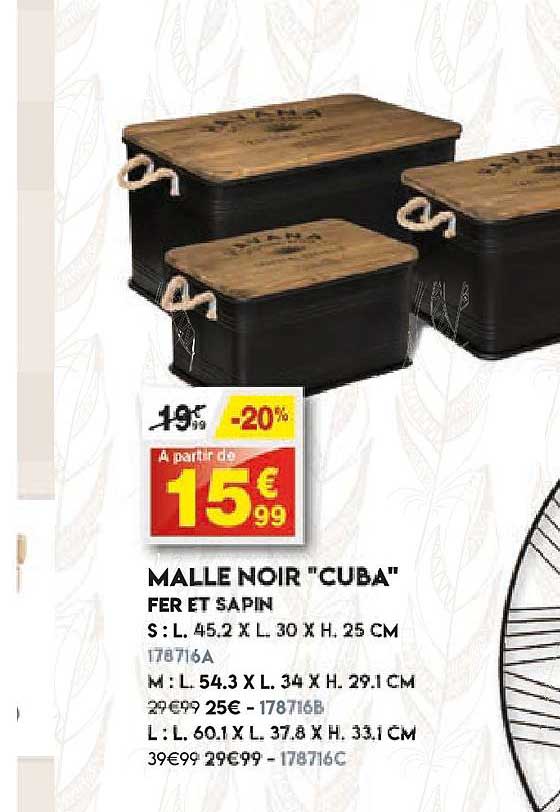 Malle Noir "cuba"